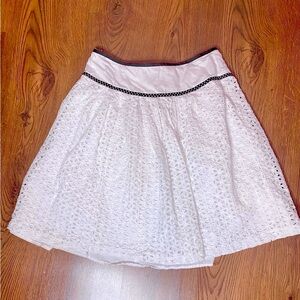 🌷 Willi Smith 🌷 100% Cotton Eyelet A Line Skirt
